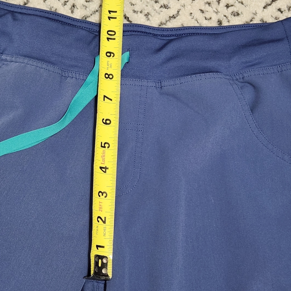 Figs Women's Technical Collection Scrub Pants Drawstring Blue Strait Leg M/P - Picture 10 of 14